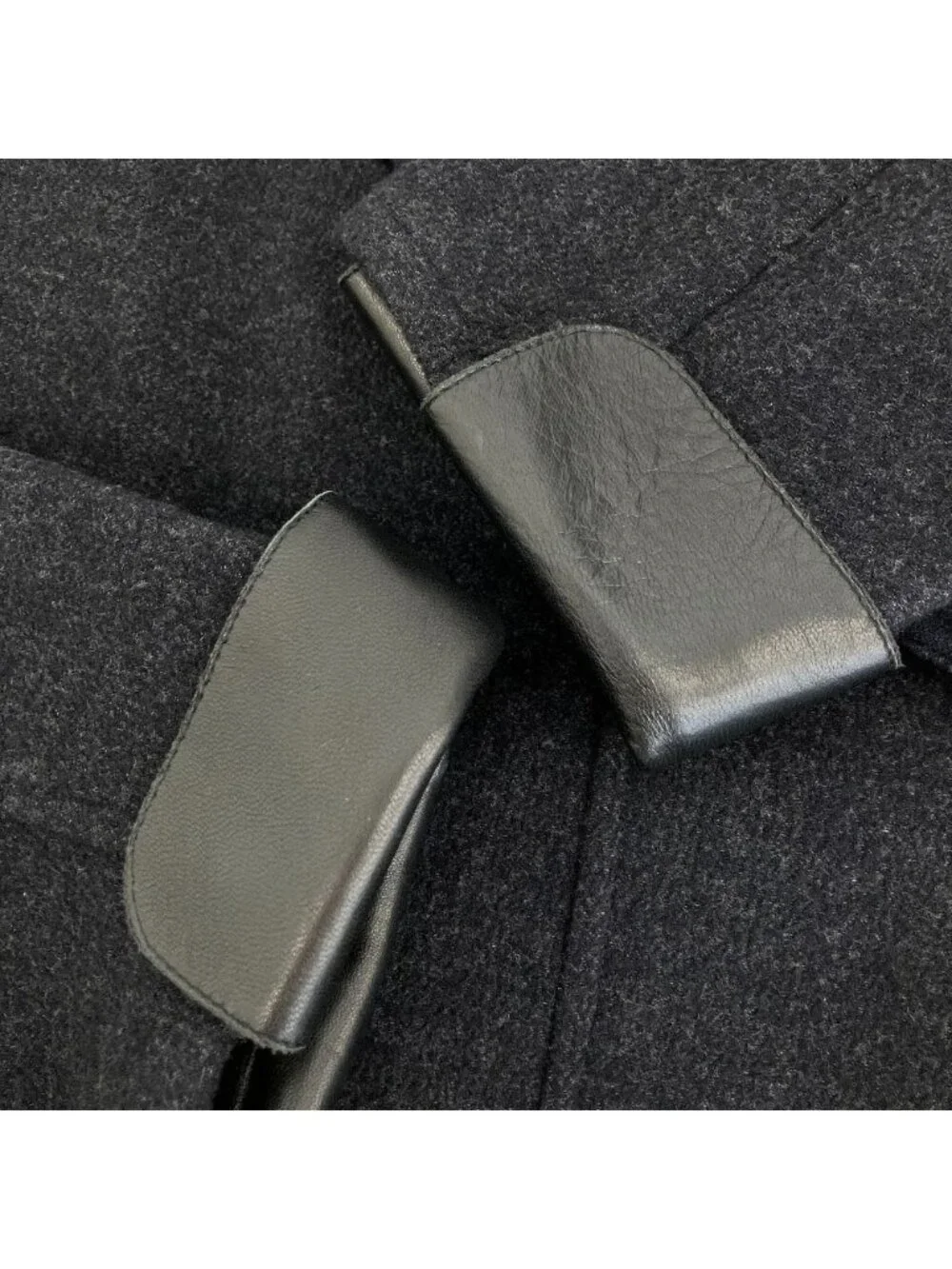 Chanel 00A Vintage Wool Cropped Jacket Wrap Skirt Set Chocol Gray